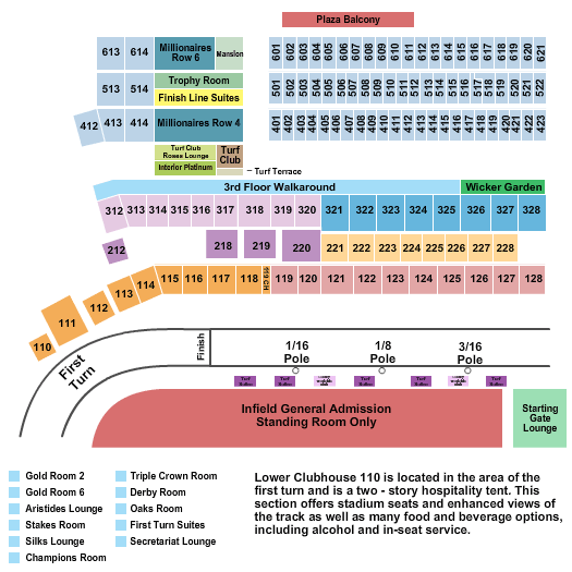 Churchill Downs Louisville Ky Seating Chart