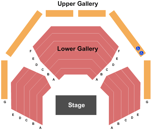 seating chart for Cincinnati Shakespeare Company - End Stage - eventticketscenter.com