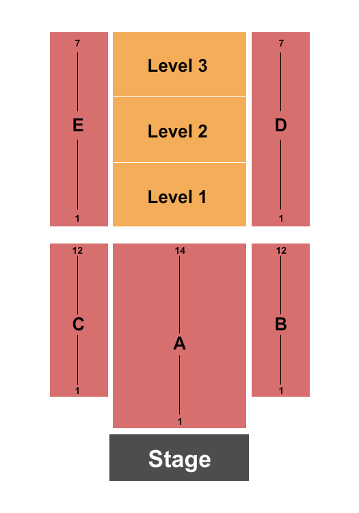 Cine El Rey End Stage Seating Chart