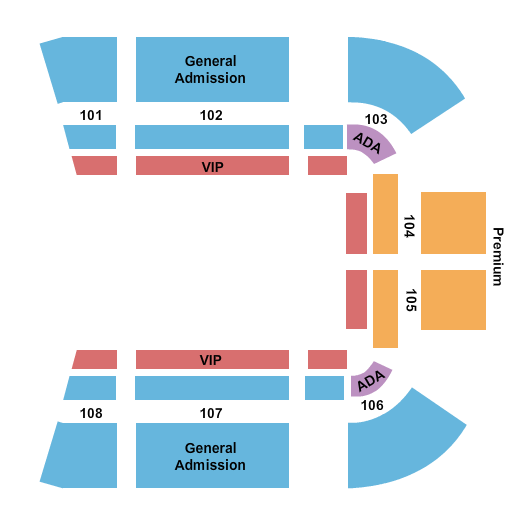 Circuit of The Americas Circus Seating Chart