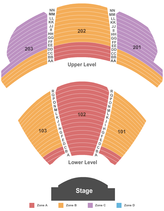 KA Theatre at MGM Grand Endstage Int Zone - TEST 01 Seating Chart
