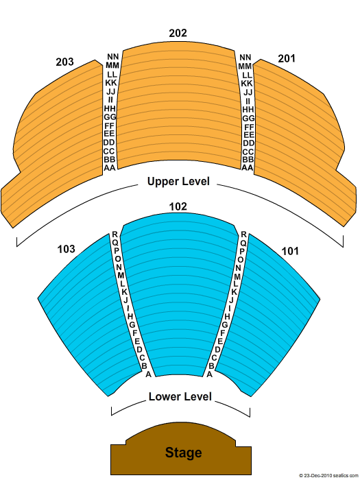 KA Theatre at MGM Grand Cirque du Soleil Seating Chart