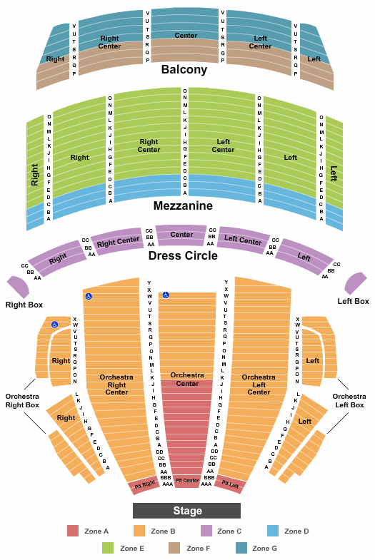 Revolution Place Seating Chart