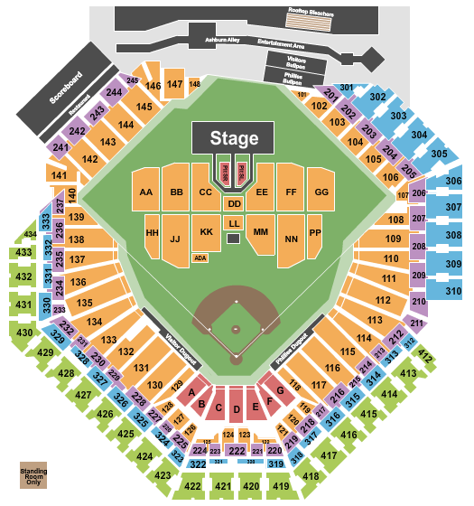 Citizens Bank Park Def Leppard Seating Chart