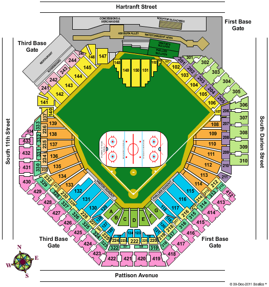 Citizens Bank Park Hockey Seating Chart