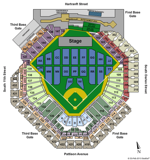 Citizens Bank Park Jay-Z and Justin Timberlake Seating Chart