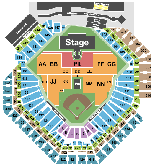 Citizens Bank Park Morgan Wallen Seating Chart