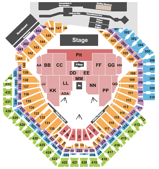 Citizens Bank Park Seating Chart