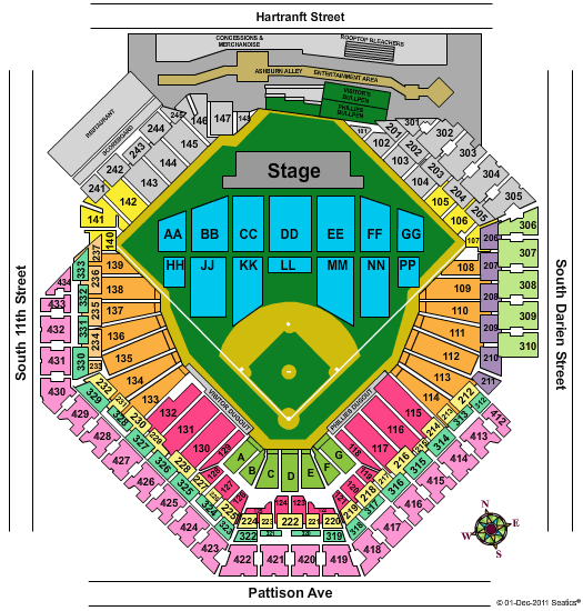 Citizens Bank Park Roger Waters Seating Chart