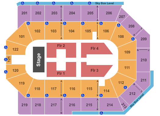 Toyota Arena - Ontario Casting Crowns Seating Chart