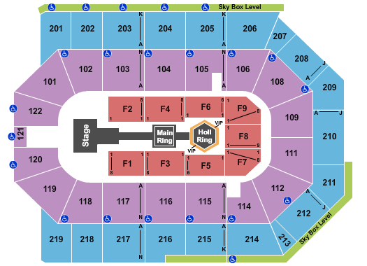 Toyota Arena - Ontario Heroes of Lucha Libre Seating Chart