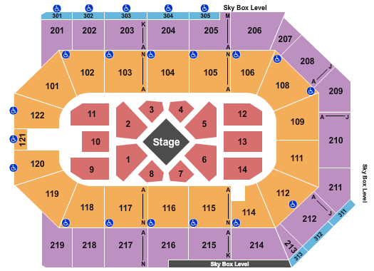 Toyota Arena - Ontario Kevin Hart Seating Chart