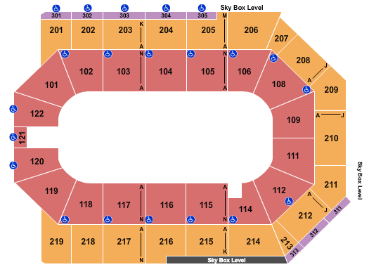 Toyota Arena Ontario Seating Chart