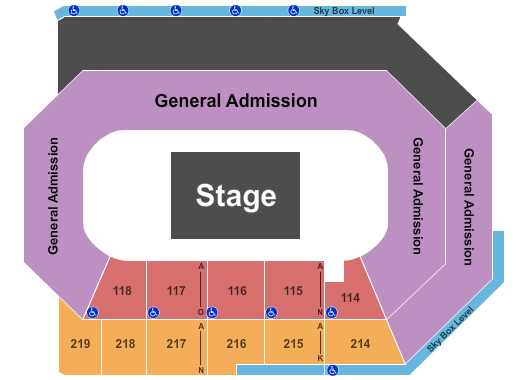 Toyota Arena - Ontario SCPA Finals Seating Chart