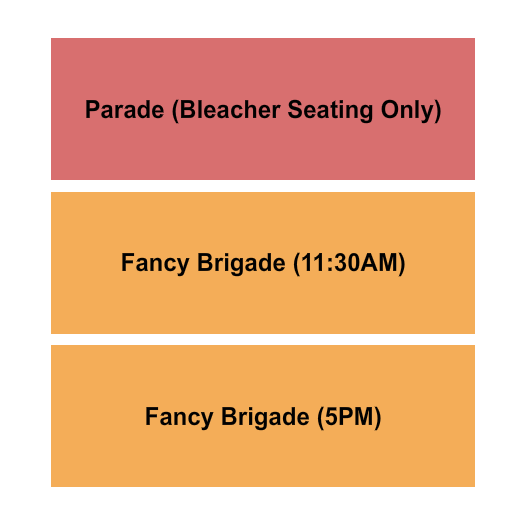 City Hall Performance Zone Bleacher Seating Seating Chart