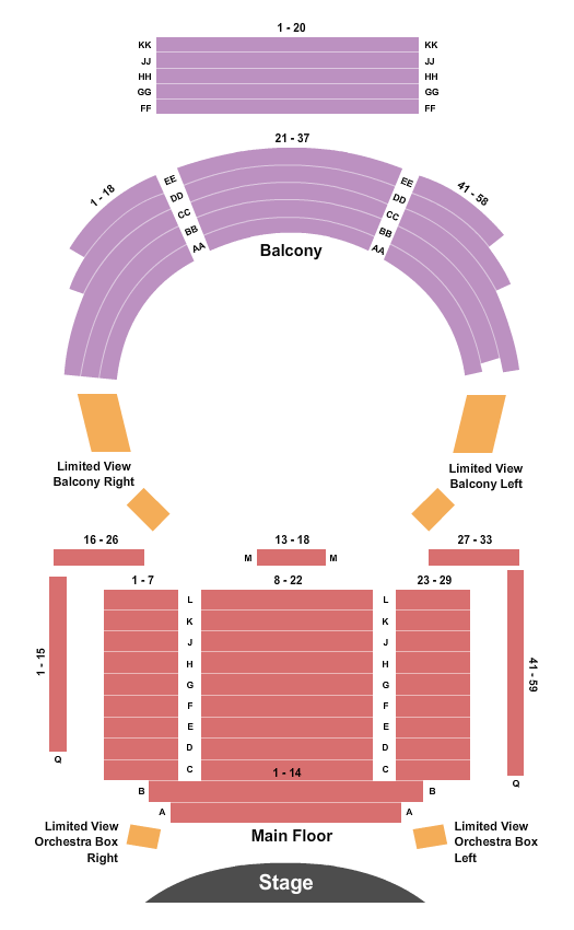 City Opera House Seating Chart