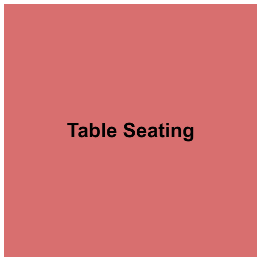 City Opera House Table Seating Seating Chart