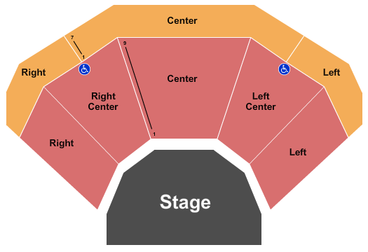 Citystage End Stage Seating Chart