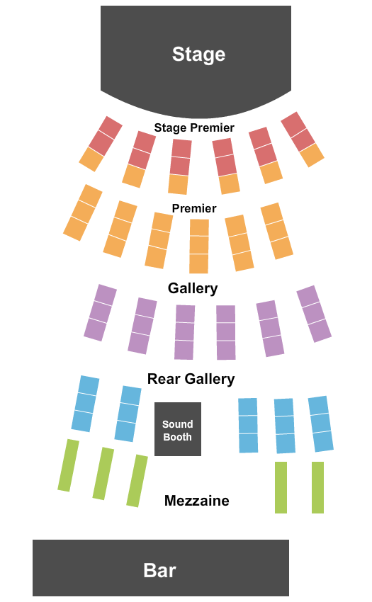 seating chart for City Winery - Philadelphia  - Endstage 2 - eventticketscenter.com