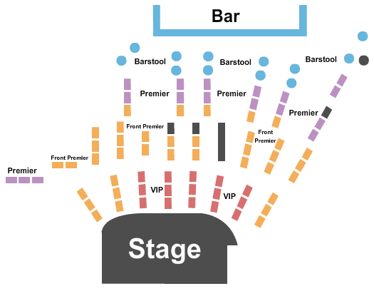 City Winery - Washington DC End Stage Seating Chart
