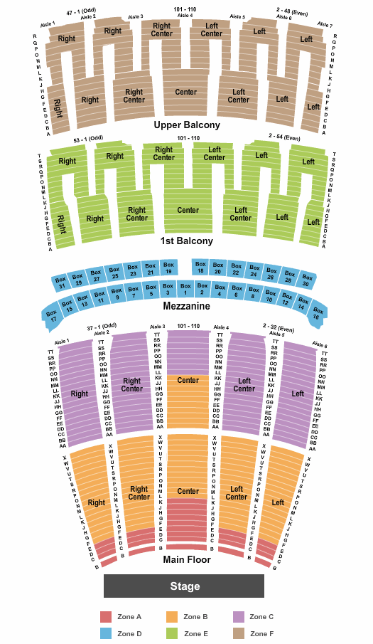 Civic Opera House Seating Chart