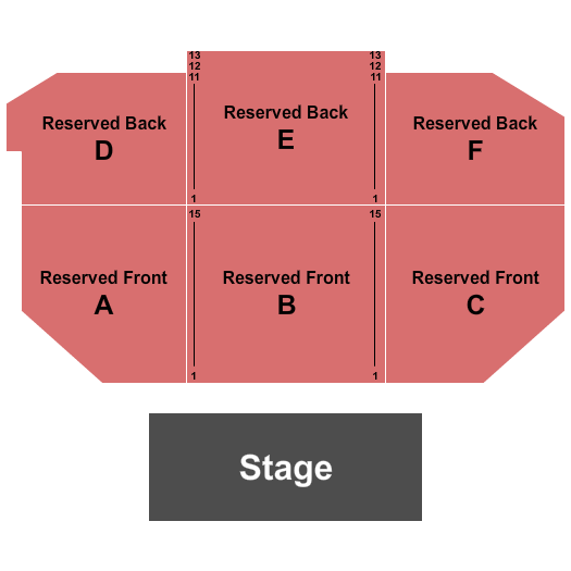 Clark County Event Center Endstage 2 Seating Chart