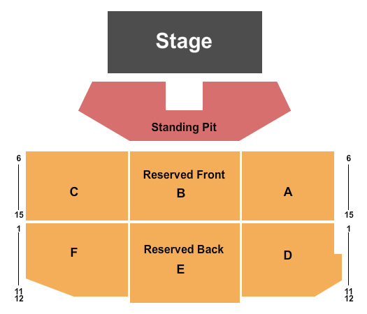 Clark County Event Center End Stage Seating Chart