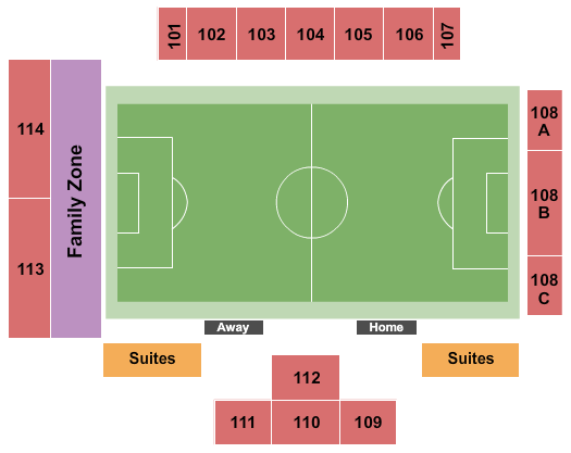 Clarke Stadium Soccer Seating Chart