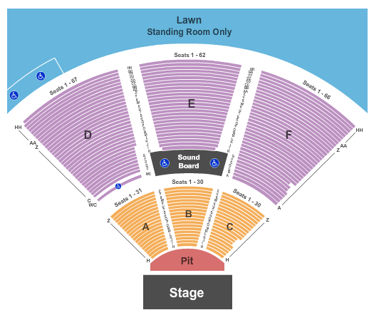 Virginia Credit Union LIVE! at Richmond Raceway End Stage Seating Chart