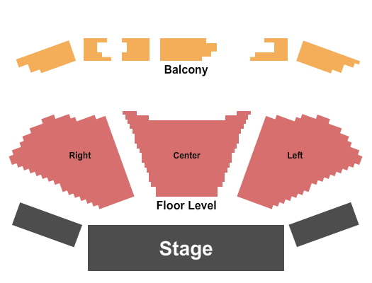Clay Cooper Theatre End Stage Seating Chart