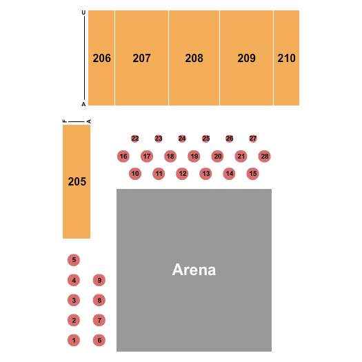 Clay County Regional Events Center Rodeo Seating Chart