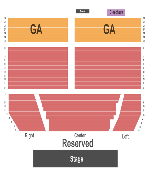 Clearwater River Casino Event Center Seating Chart