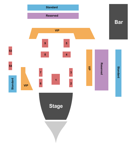 Cleopatra's Barge at Caesars Palace Endstage 4 Seating Chart