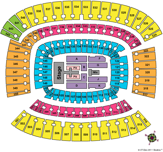 Cleveland Browns Stadium Kenny Chesney Seating Chart