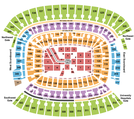 Huntington Bank Field WWE Summerslam Seating Chart