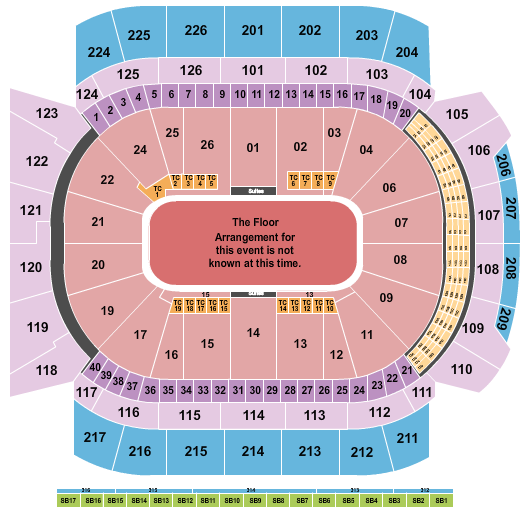 Climate Pledge Arena Seating Chart With Rows