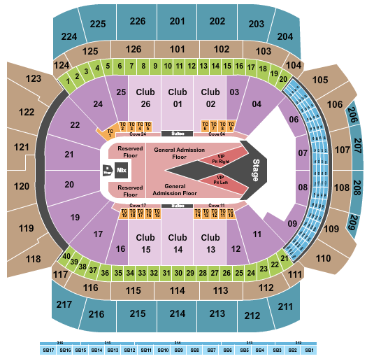 Climate Pledge Arena Carrie Underwood Seating Chart