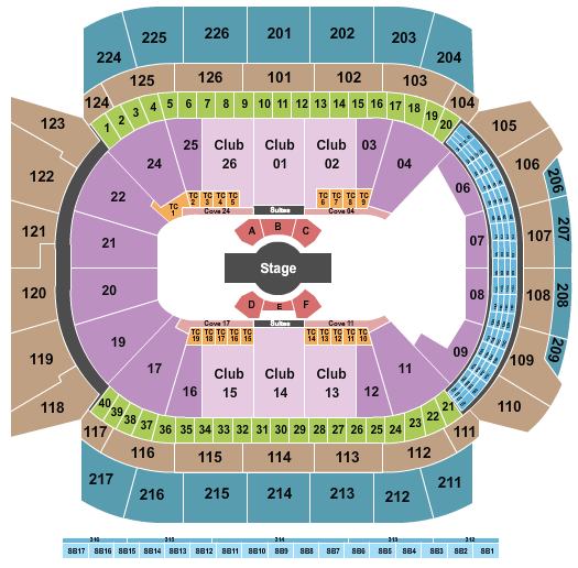 seating chart for Climate Pledge Arena - Corteo - eventticketscenter.com