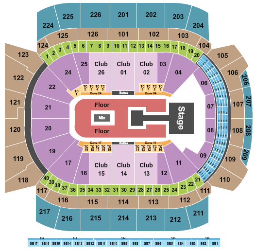 Dua Lipa Climate Pledge Arena Seating Chart