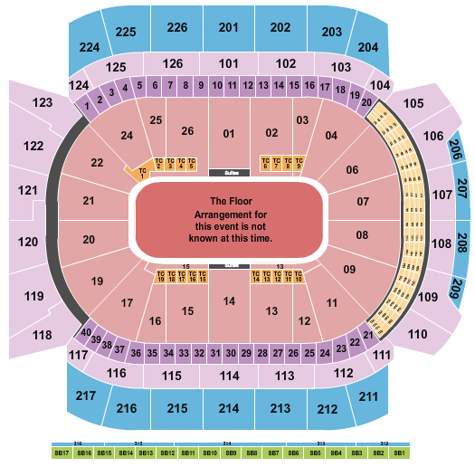 seating chart for Climate Pledge Arena - Generic Floor 2 - eventticketscenter.com