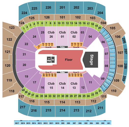 Climate Pledge Arena Grupo Firme Seating Chart