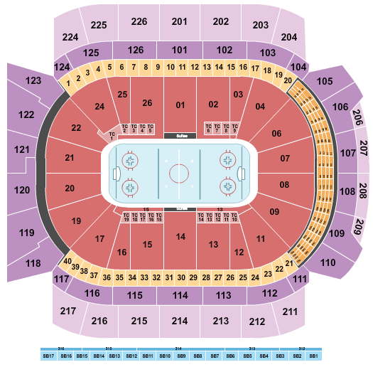 Climate Pledge Arena Hockey 1 Seating Chart