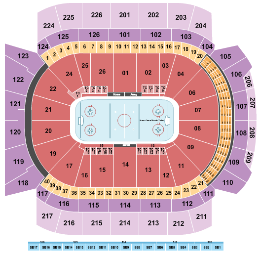 Climate Pledge Arena Hockey 1 Seating Chart