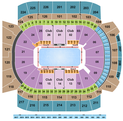 Climate Pledge Arena Ice Show Seating Chart