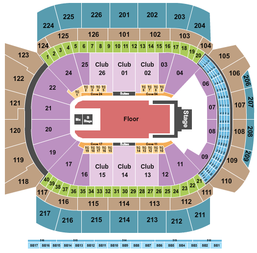 Climate Pledge Arena Jelly Roll Seating Chart