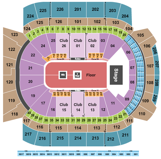 Climate Pledge Arena Kaytranada Seating Chart
