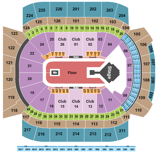 Climate Pledge Arena Seating Chart