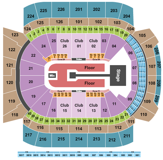 Climate Pledge Arena Muse Seating Chart