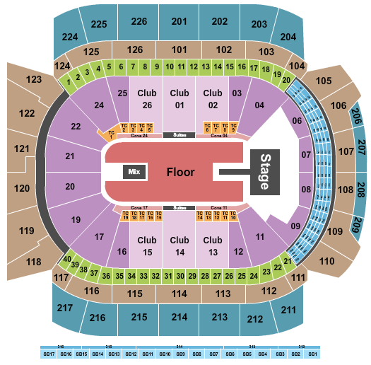 Climate Pledge Arena Playboi Carti Seating Chart