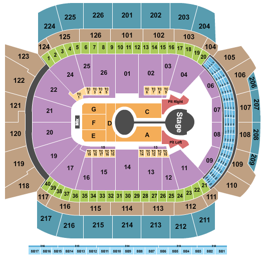 Climate Pledge Arena Shawn Mendes Seating Chart